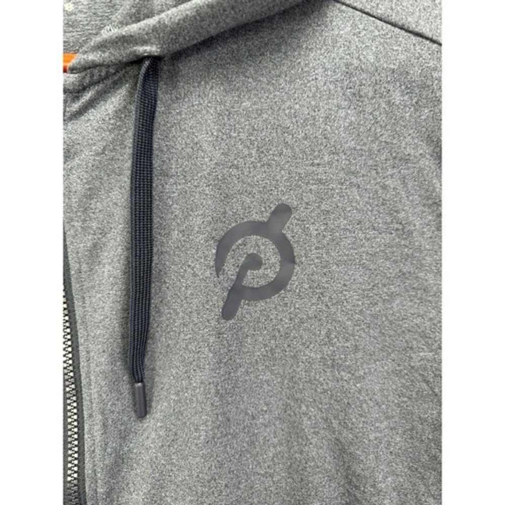 Peloton Sweater Adult Medium Blue Full Zip Hoodie Sweatshirt Drawstring Womens - Picture 5 of 10